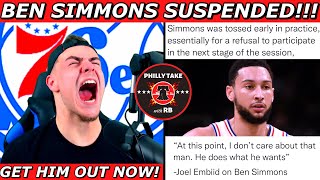 Ben Simmons Suspended & Kicked Out Of Sixers Practice By Doc Rivers As Joel Embiid Rips Into Him!!!
