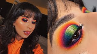 colorful eyeshadow tutorial | james charles x morphe palette