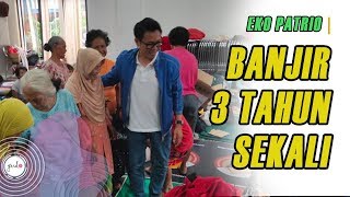 Sambangi Korban Banjir, Eko Patrio Dapat Keluhan Warga yang Terkena Banjir