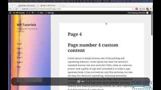 Introduction to WordPress - Adding widget areas