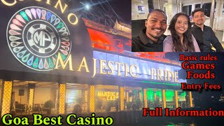 BEST CASINO IN GOA | MAJESTIC PRIDE CASINO FULL TOUR | UNLIMITED FOOD \u0026 DRINKS 🥤