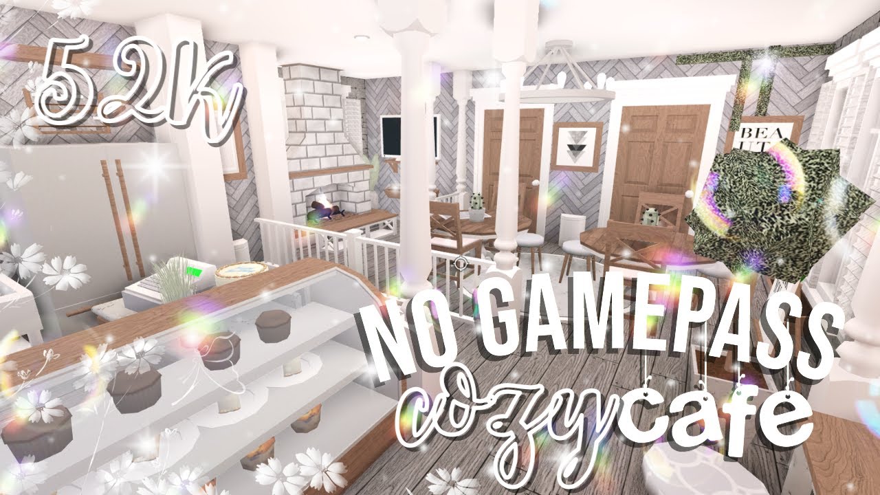 K No Gamepass Modern Aesthetic Cafe Roblox Bloxburg Speedbuild | My XXX ...