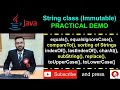 String class in Java - Immutable & final class - Practical Demonstration with explanation