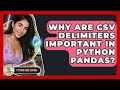 Why Are CSV Delimiters Important In Python Pandas? - Python Code School