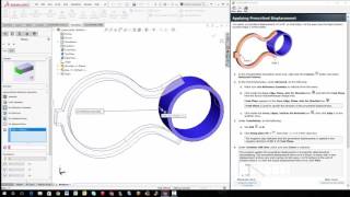 SOLIDWORKS Simulation - Nonlinear Pipe Holder Tutorial