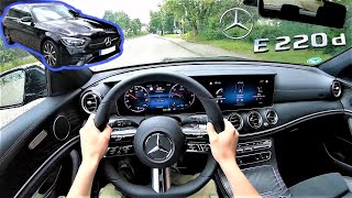 Mercedes E 220 d 4MATIC | POV Drive