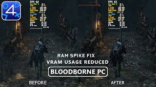 ShadPS4 0.4.1 WIP - Bloodborne PC Huge Improvement (RAM SPIKE FIX \u0026 VRAM USAGE REDUCED)