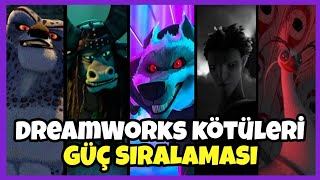 DREAMWORKS EN GÜÇLÜ 10 KÖTÜSÜ - KÖTÜLERİN GÜÇ SIRALAMASI 2023 - DREAM-VERSE