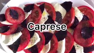 Caprese -каприз-լոլիկով աղցան