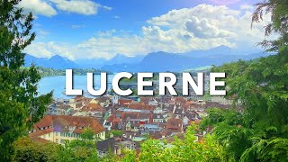 LUCERNE Switzerland | City Walking Tour [Part 1/2]
