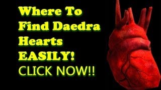 Where to find Daedra Hearts Easily - Skyrim