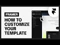 Framer Tutorial: Customize Your Framer Template Like a Pro!