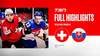 2025 World Junior Championship Highlights: Slovakia vs. Switzerland