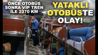 YATAKLI OTOBÜSTE OLAY ÇIKTI! Semerkant'tan Nursultan'a YATARAK Yolculuk! #19