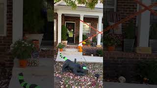 США.Украшения домов!USA.Halloween decorations. #youtubeshorts