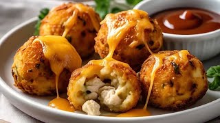 Ramadan Series Episode 1 😍 Differently Made Cheesy Chicken Potato Balls |  @WafasHappyClub