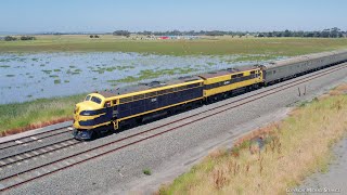 MK82: VicTrack Heritage S303 \u0026 SSR GM10 / ARTC AK Track Test Carriages (2/12/2022) - PoathTV Trains