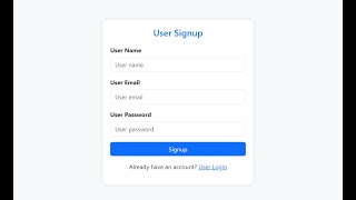 CRUD Operation With Login/SignUp Using NodeJS , MySQL , Bootstrap, ExpressJs and EJS Template.
