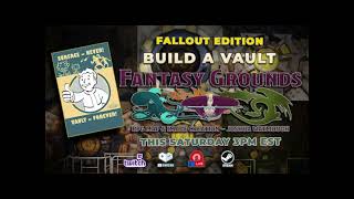 FallOut Vault- Fantasy Grounds Map \u0026 Image Creation with Joshua Watmough