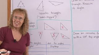 Classifying triangles by their sides and angles