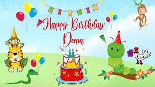 Happy Birthday Deepa Image Wishes Kids Video Animation