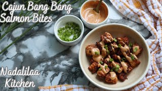 Cajun Bang Bang Salmon Bites