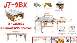 Multi-Functional Sliding Table Saw || Brushless Silent & Dust Free Mother Saw || JT-9BX Model