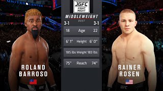 Roland Barroso vs. Rainer Rosen | JGFC Fight Night