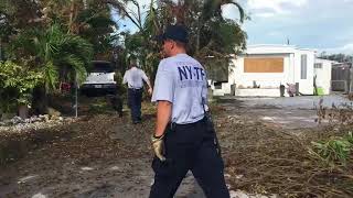 B Roll NY Task Force 2 K9 DAX Search and Rescue Hurricane Irma Key Largo