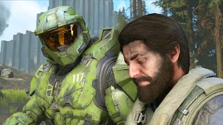 Master Chief has an Emotional Bro Moment with the Pilot - Halo Infinite