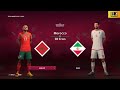 2023 FIFA World Cup  - Morocco vs IR Iran - Gameplay (HD) [4K60FPS]