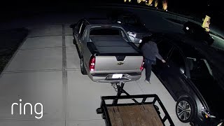 Snooping Stranger Deterred by Motion Warning and Floodlight | RingTV