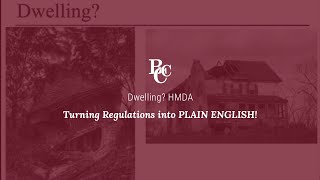 Dwelling   HMDA