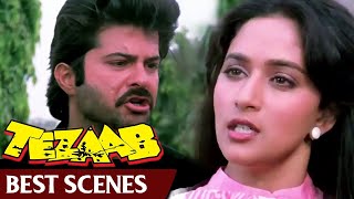 माधुरी को मनाने के लिए अनिल कपूर ने दी अपनी जान | Tezaab | Anil Kapoor, Madhuri Dixit (HD)