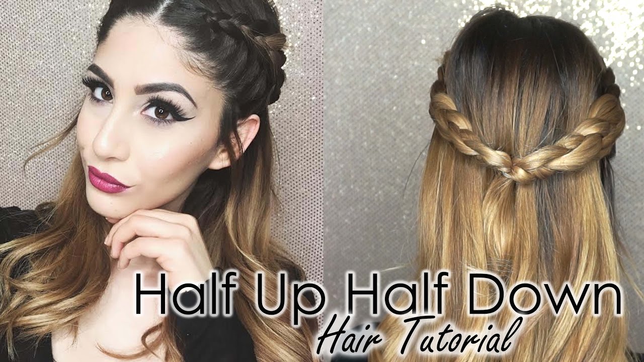 Half Up Half Down Braids Tutorial At Christina Gonzales Blog