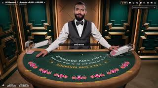 CANLI CASİNO BLACKJACK | VİP MASADA YUKSEK KASAYLA YUKSEK BAHISLER ALARAK OYNADIK #blackjack21