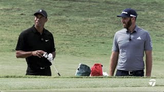 How Tiger Woods & Dustin Johnson Hit Bunker Shots & Chips | TaylorMade Golf