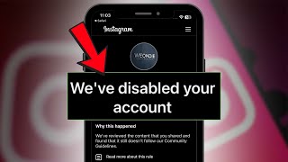 HOW TO RECOVER A DISABLED INSTAGRAM ACCOUNT