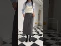 ❄️ 10도에도 끄떡없는 울스커트 코디 ❄️ 겨울코디 스커트코디 스커트 lookbook fashion