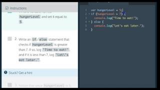 Learn Javascript, Comparison Operators, codecademy, Javascript Tutorial