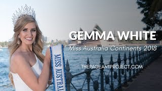Gemma White Interview | Miss Australia Continents 2018
