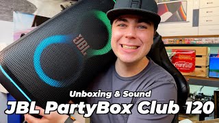 JBL PartyBox Club 120 Unboxing und Sound Check - Völlig KRANK!