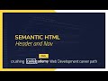Crushing Codecademy PRO WEB DEVELOPMENT career path Challenge - Header and Nav