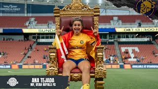 Utah Royals FC Media Day | MF Ana Tejada | 1.27.2025