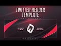 Cool Abstract Twitter Header Template | FezoDesigns | Free Download