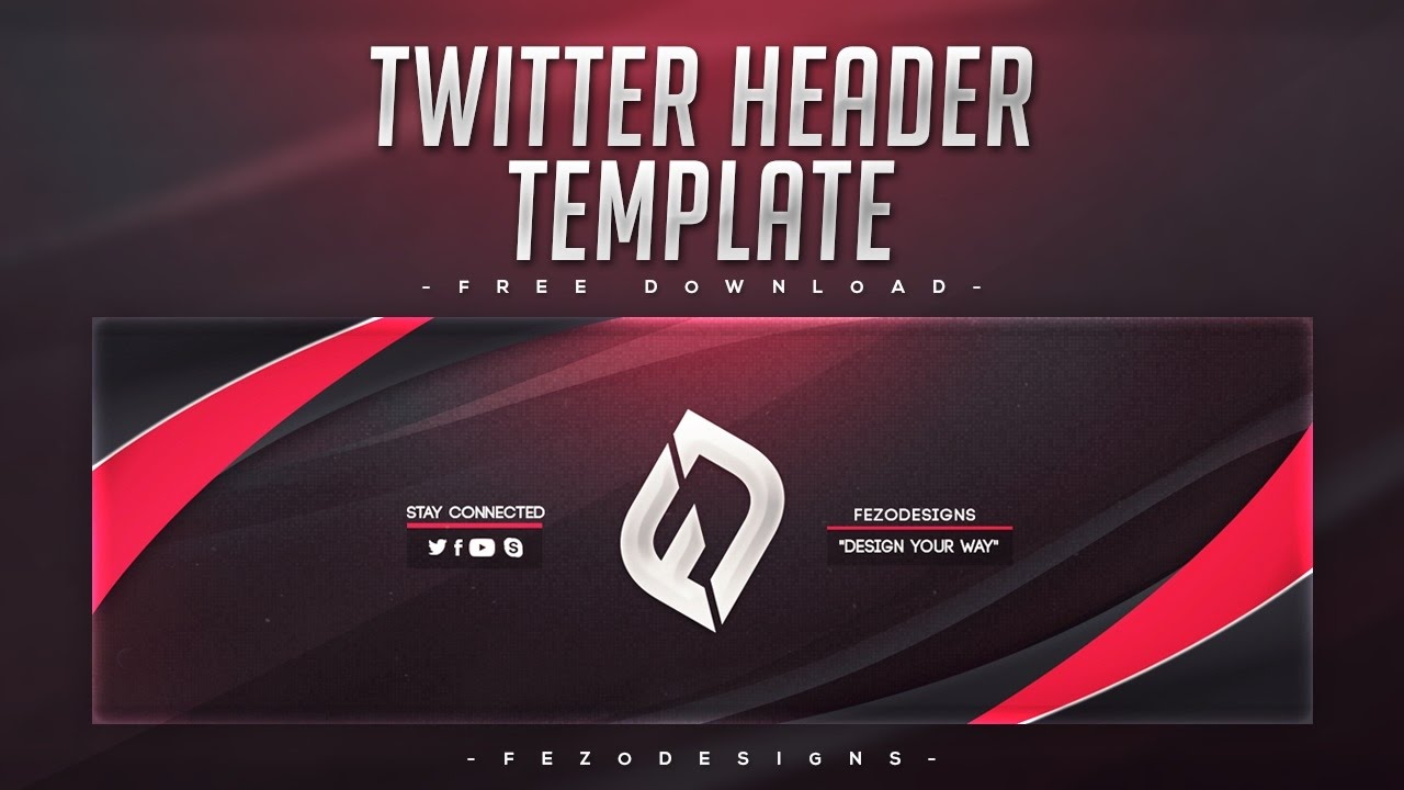 Twitter Header Template