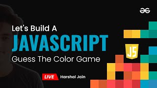 Build a JavaScript Guess the Color Game ( part - 1) | JavaScript Projects Beginner to Advanced