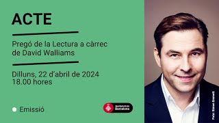 Jaume Collboni presideix el Pregó de la Lectura de Sant Jordi 2024