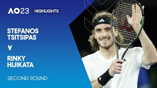 Stefanos Tsitsipas v Rinky Hijikata Highlights | Australian Open 2023 Second Round