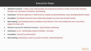 Mastering Python Data Analysis with Pandas : Statistical Functions Example | packtpub.com